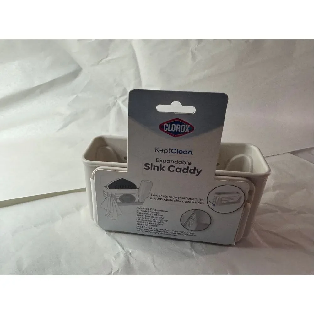 Clorox Sink Caddy | Sponge & Brush Holder for Kitchen Organization